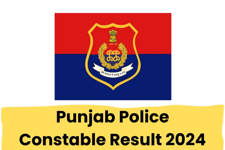 Punjab Police Constable Result 2024: Releasing Soon Check Merit List & Download Result