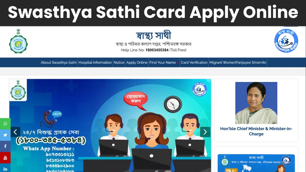 Swasthya Sathi Card Apply Online 2025: Check Eligibility Criteria & Benefits At @swasthyasathi.gov.in